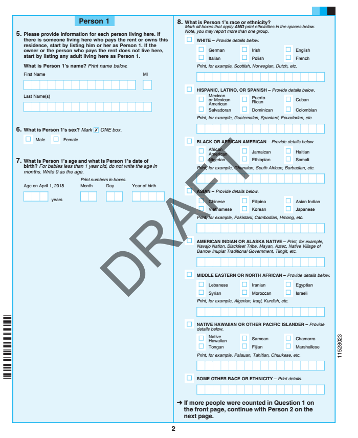US-Census-Form